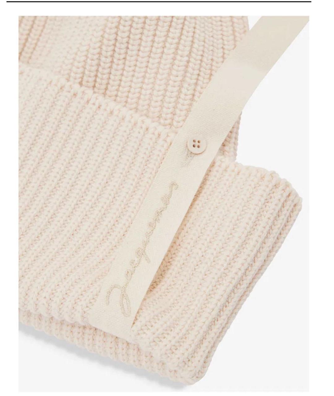 JACQUEMUS Бежевая хлопковая шапка, фото 2