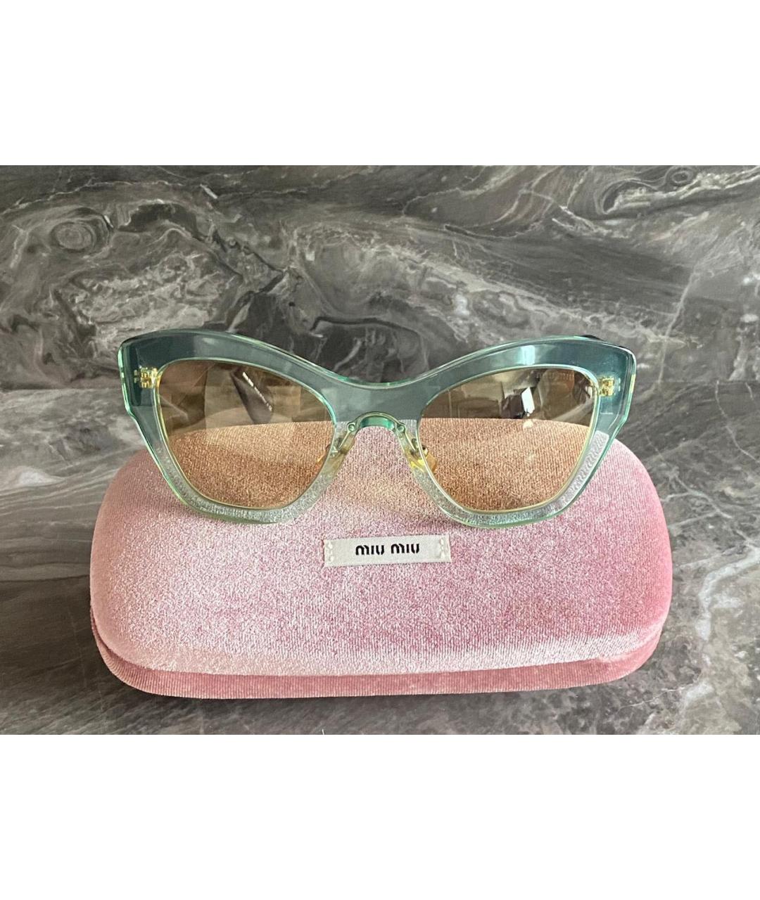 MIU MIU Мульти пластиковые солнцезащитные очки, фото 2