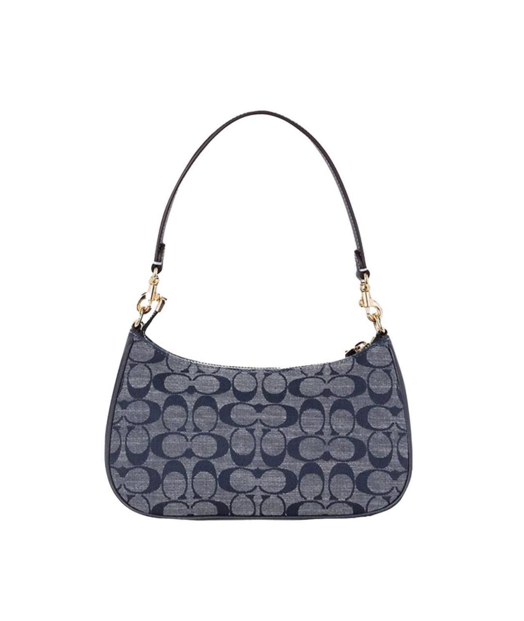 COACH Синяя сумка тоут, фото 3