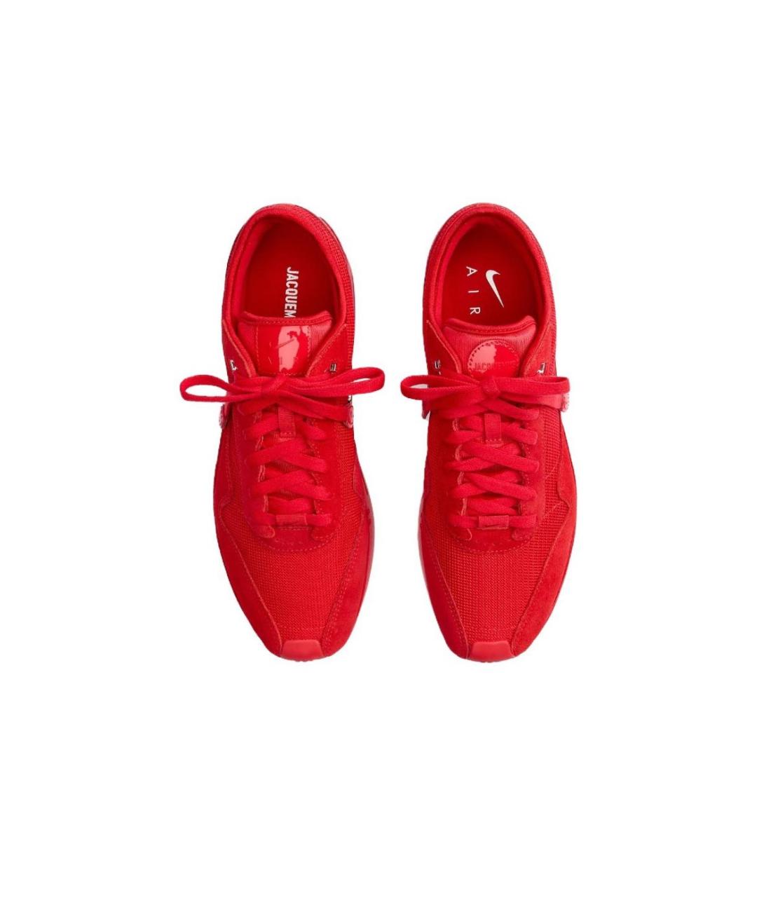 NIKE Красные кроссовки из искусственной кожи, фото 4