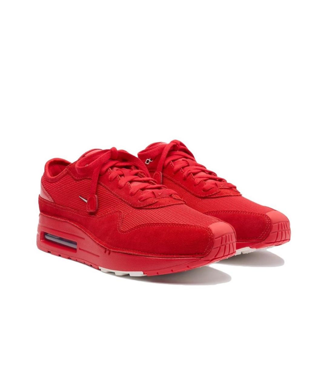 NIKE Красные кроссовки из искусственной кожи, фото 3