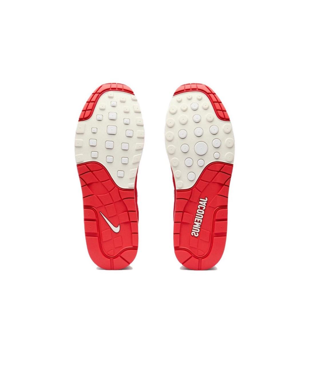 NIKE Красные кроссовки из искусственной кожи, фото 6
