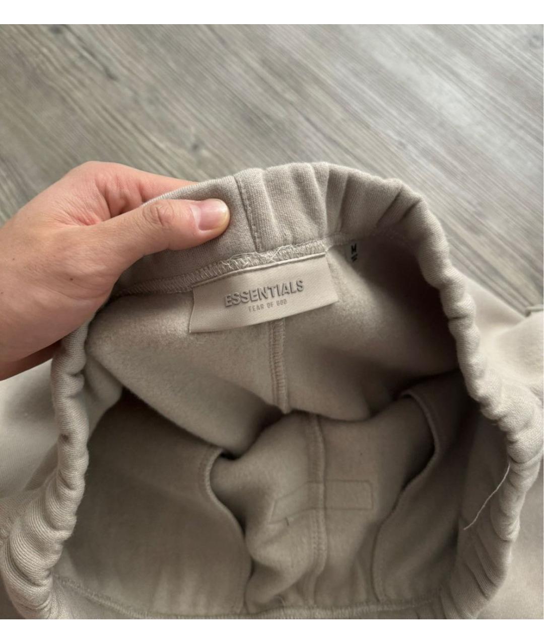 FEAR OF GOD ESSENTIALS Бежевые хлопковые шорты, фото 5