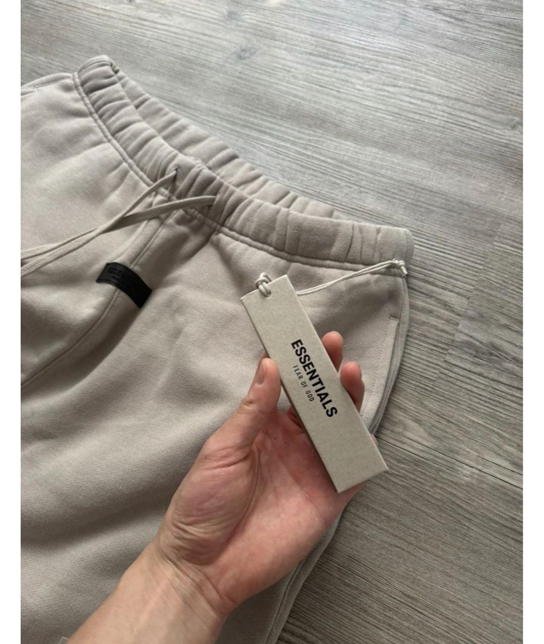 FEAR OF GOD ESSENTIALS Бежевые хлопковые шорты, фото 8
