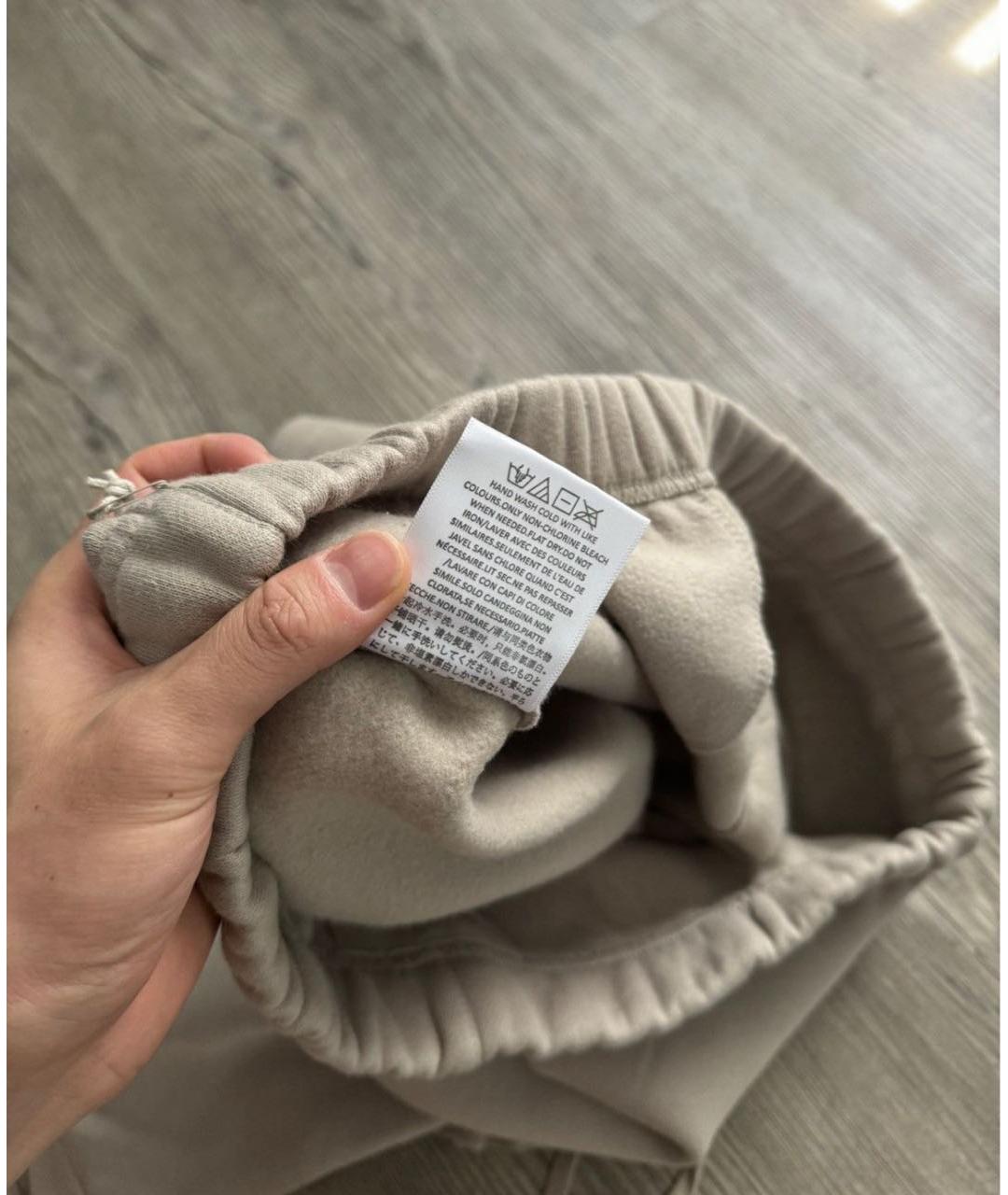 FEAR OF GOD ESSENTIALS Бежевые хлопковые шорты, фото 7