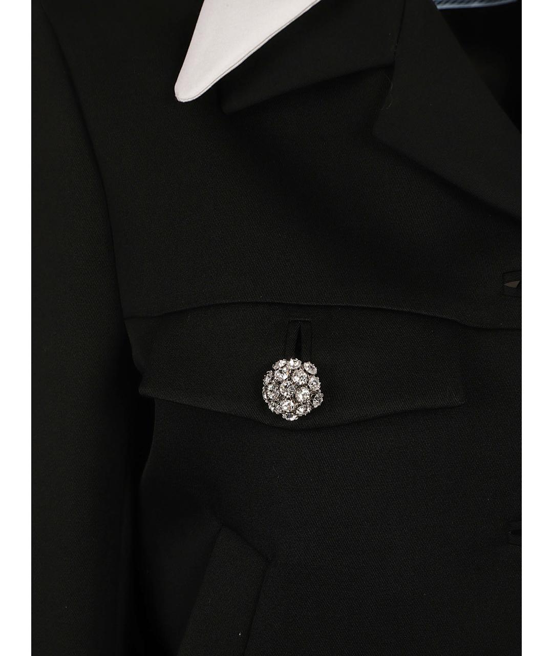 PRADA Черная шерстяная куртка, фото 2