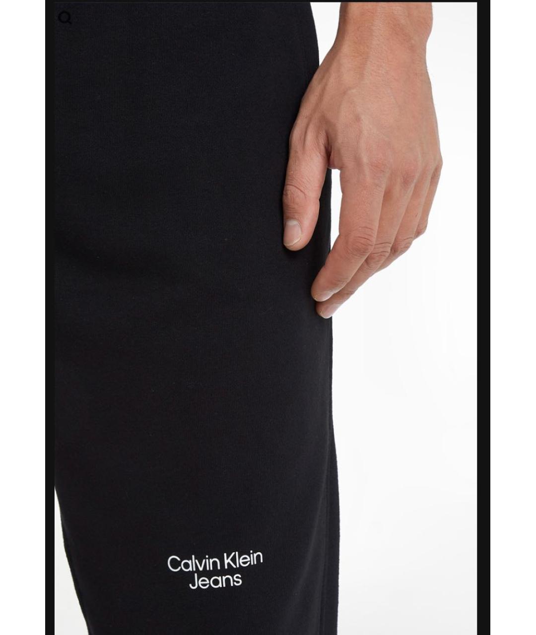 CALVIN KLEIN JEANS Черный хлопковый спортивный костюм, фото 5