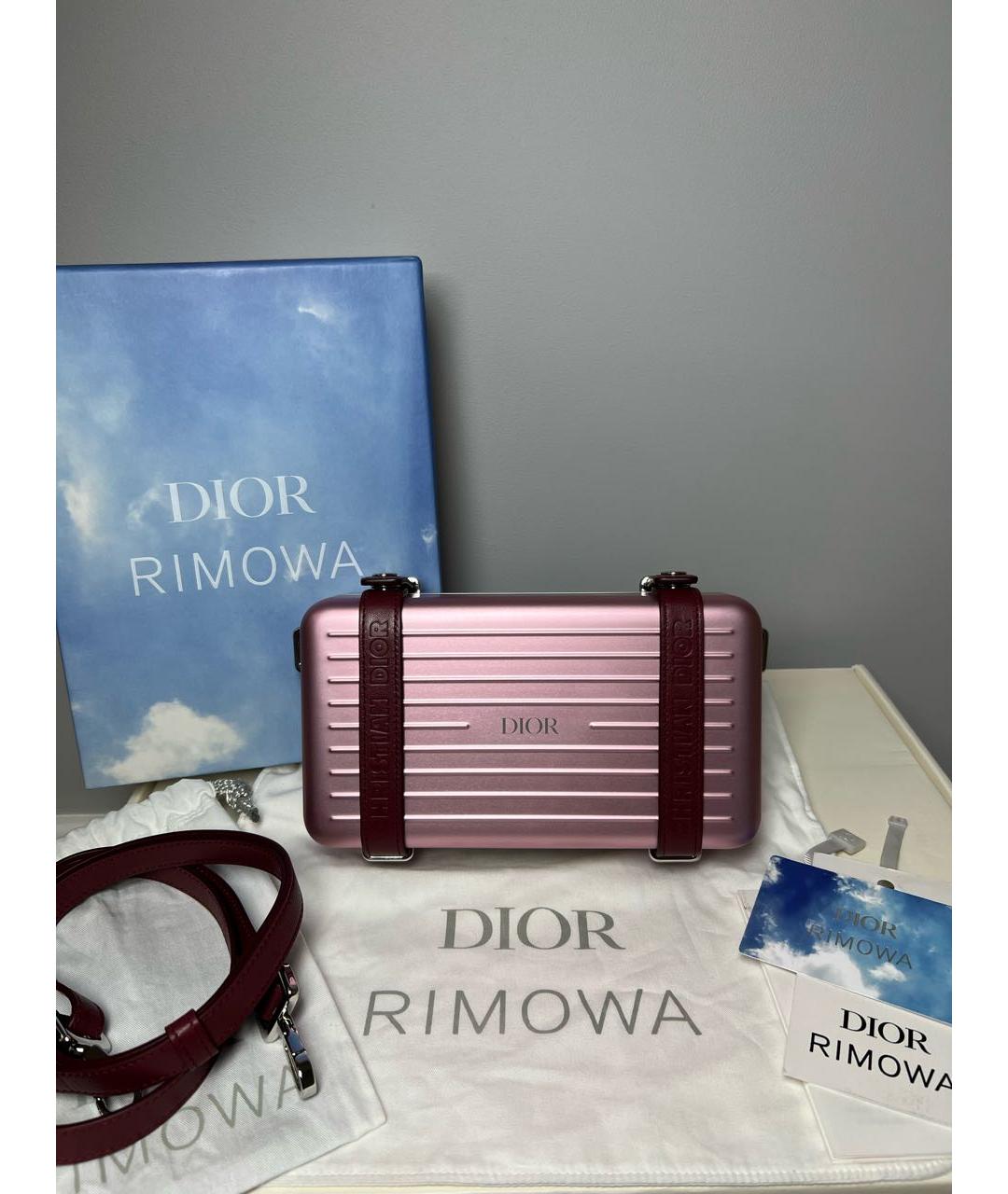 CHRISTIAN DIOR Розовая сумка на плечо, фото 9