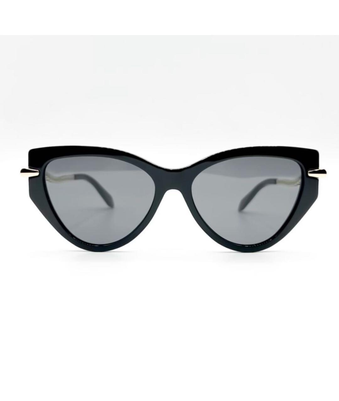 BVLGARI Черные пластиковые солнцезащитные очки, фото 7