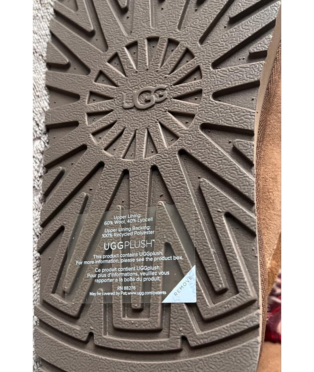UGG AUSTRALIA Коричневые замшевые мюли, фото 8