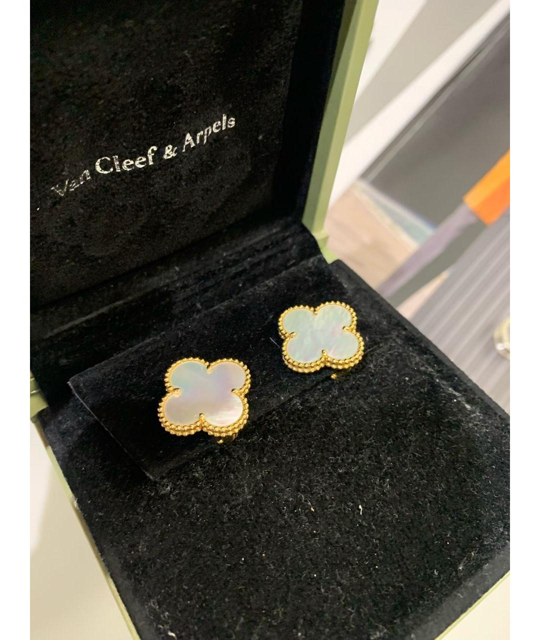 VAN CLEEF & ARPELS Золотые серьги из желтого золота, фото 4