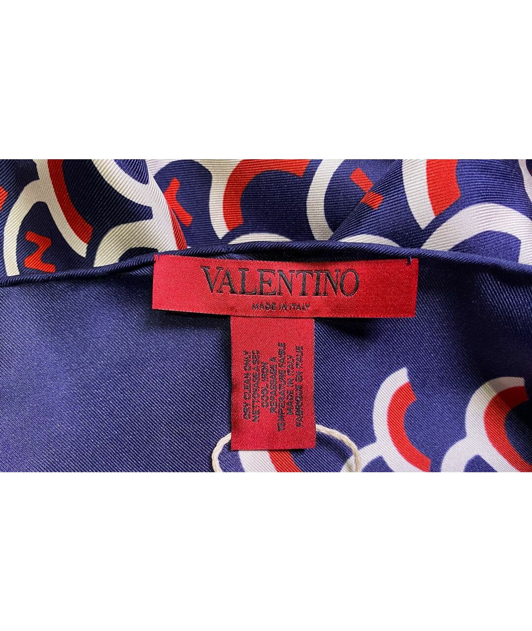 VALENTINO Мульти шелковый шарф, фото 5