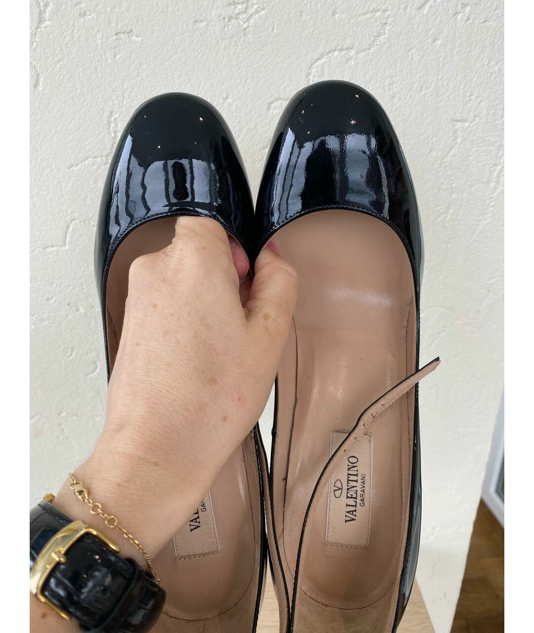 VALENTINO Черные туфли из лакированной кожи, фото 6
