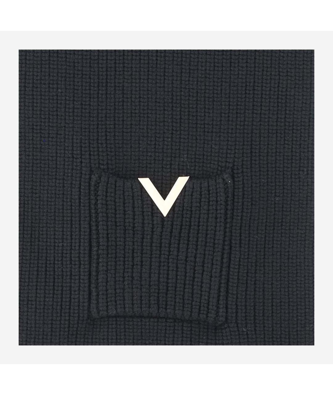 VALENTINO Серый шарф, фото 2