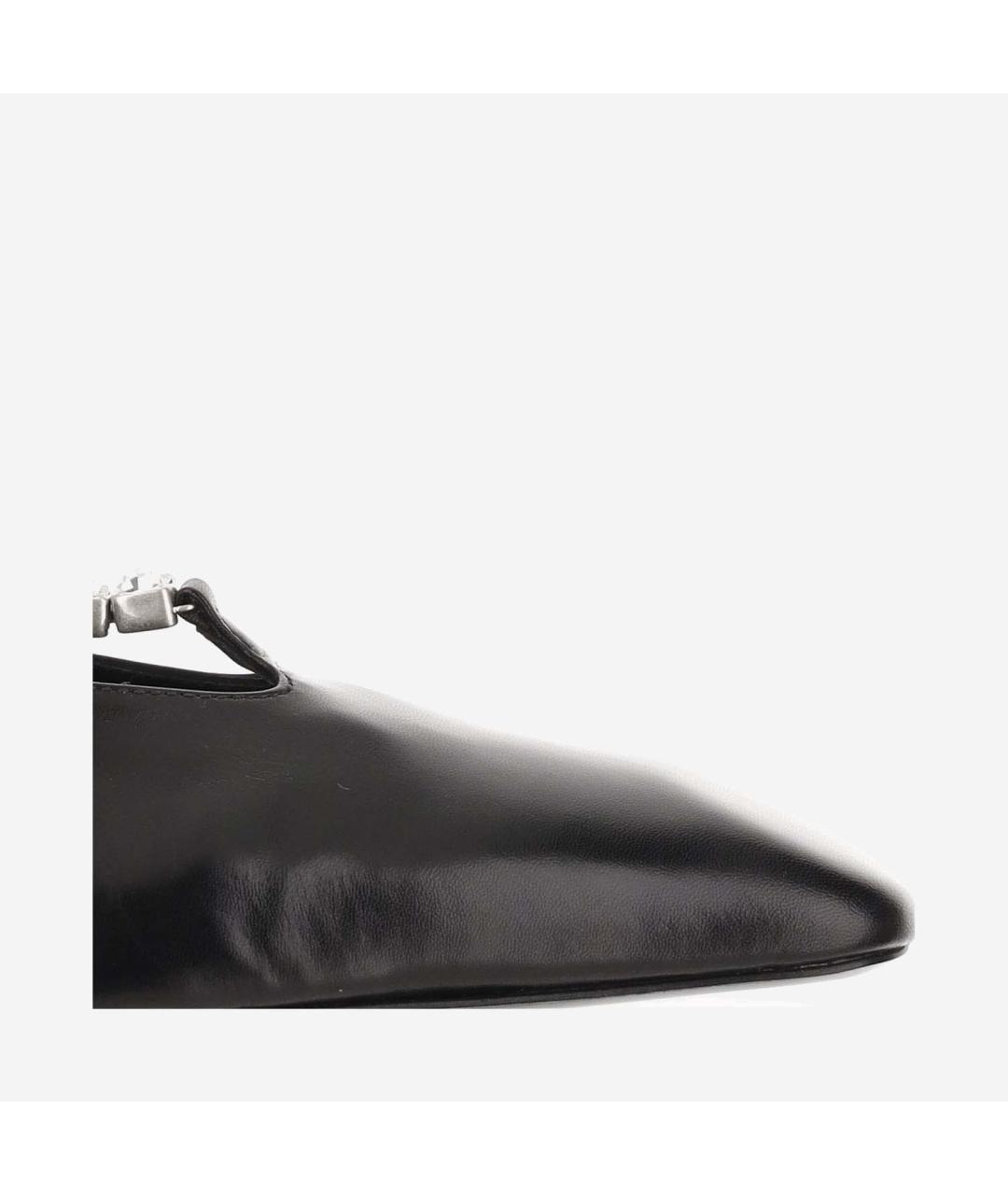 JIL SANDER Черные балетки, фото 4