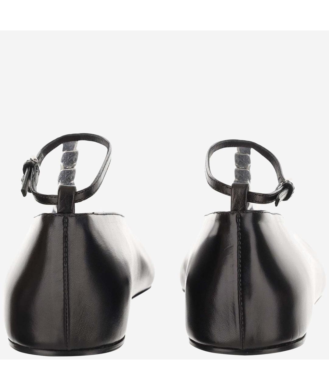 JIL SANDER Черные балетки, фото 3