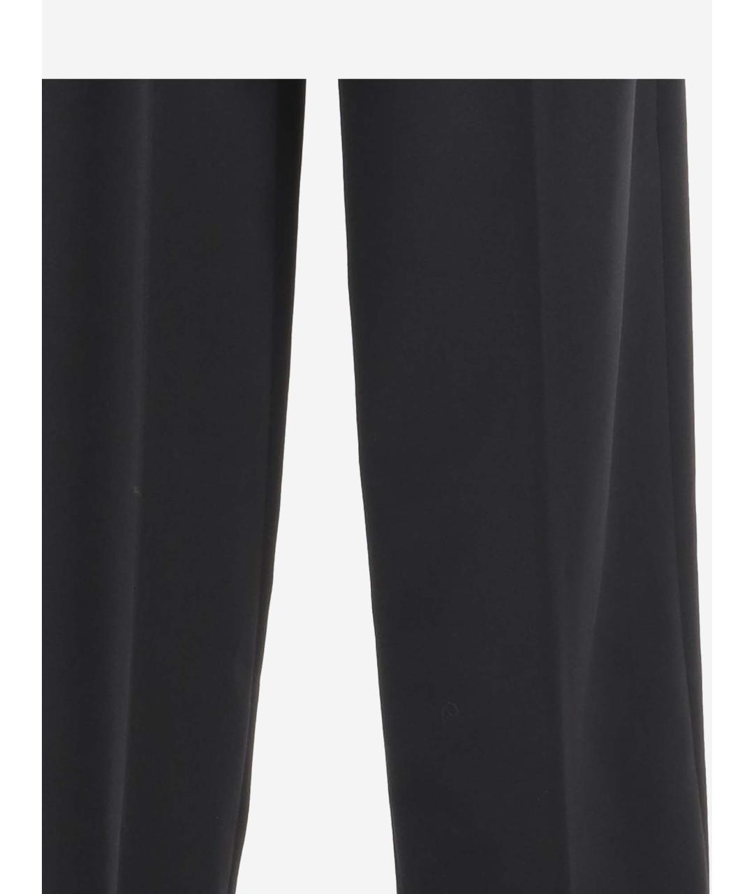 SAINT LAURENT Черные прямые брюки, фото 3