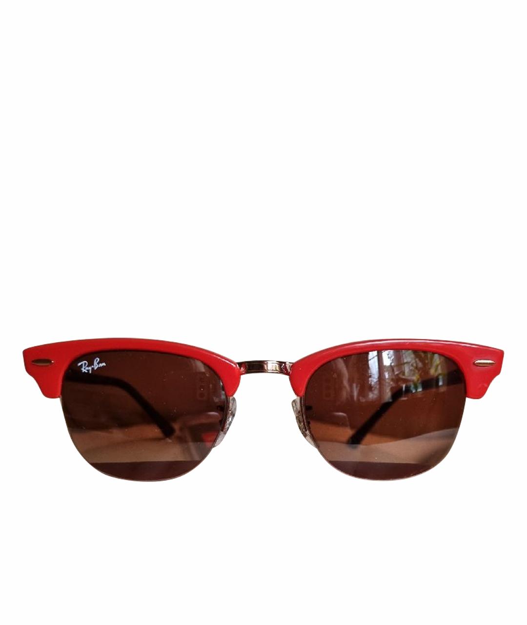 RAY BAN Коричневые солнцезащитные очки, фото 1