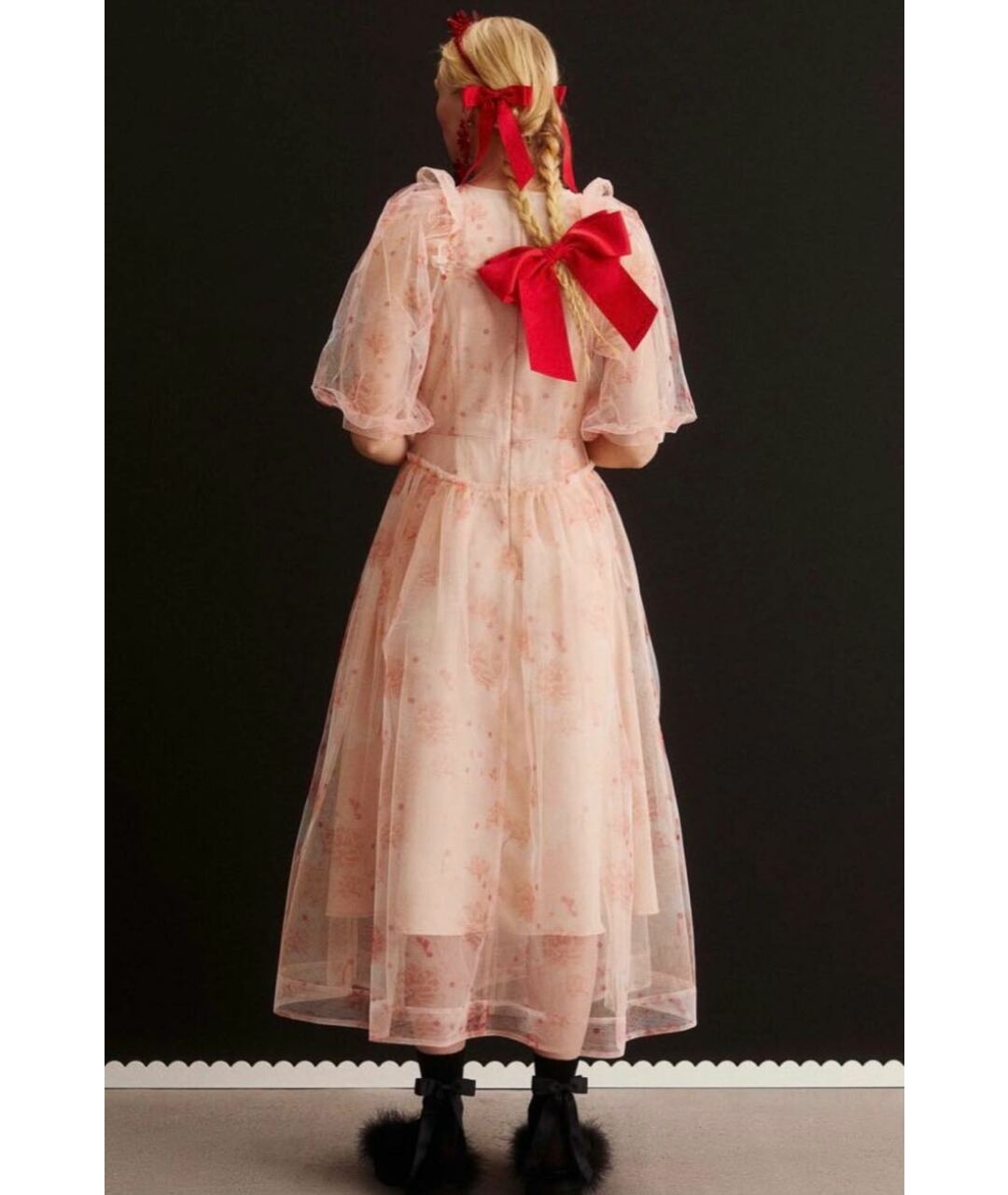 SIMONE ROCHA Розовое повседневное платье, фото 3