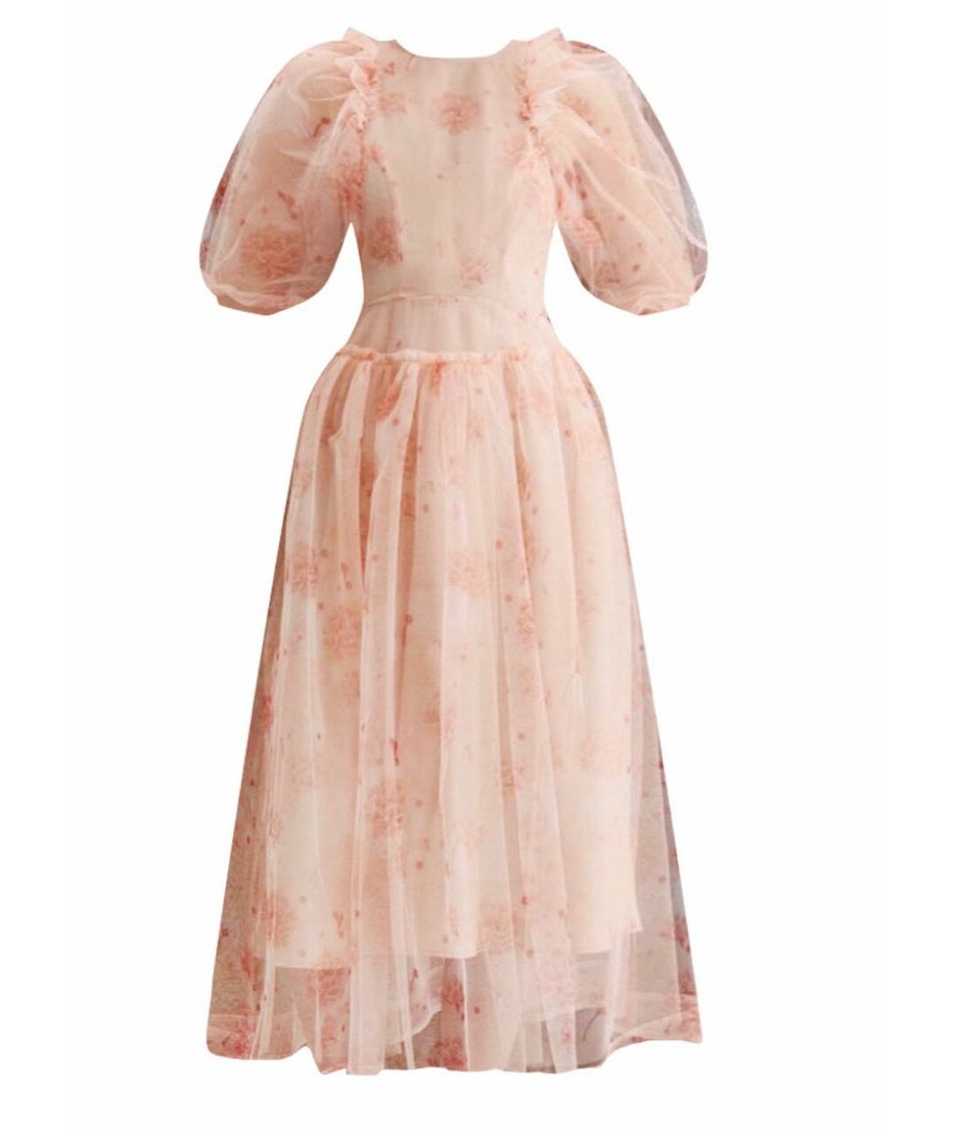 SIMONE ROCHA Розовое повседневное платье, фото 1
