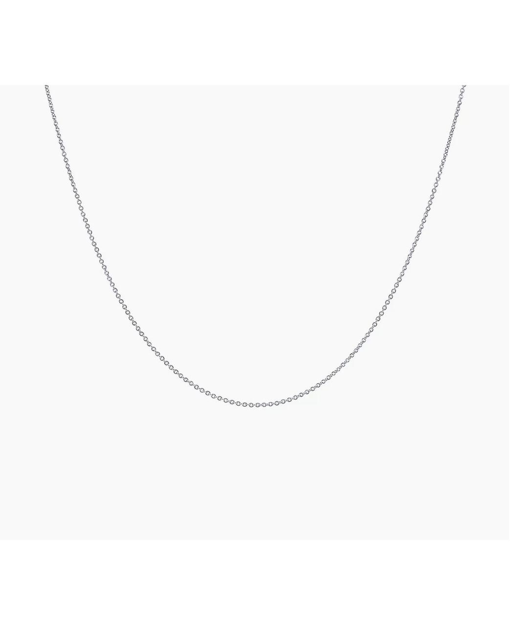 TIFFANY&CO Серебряная платиновая цепочка, фото 1