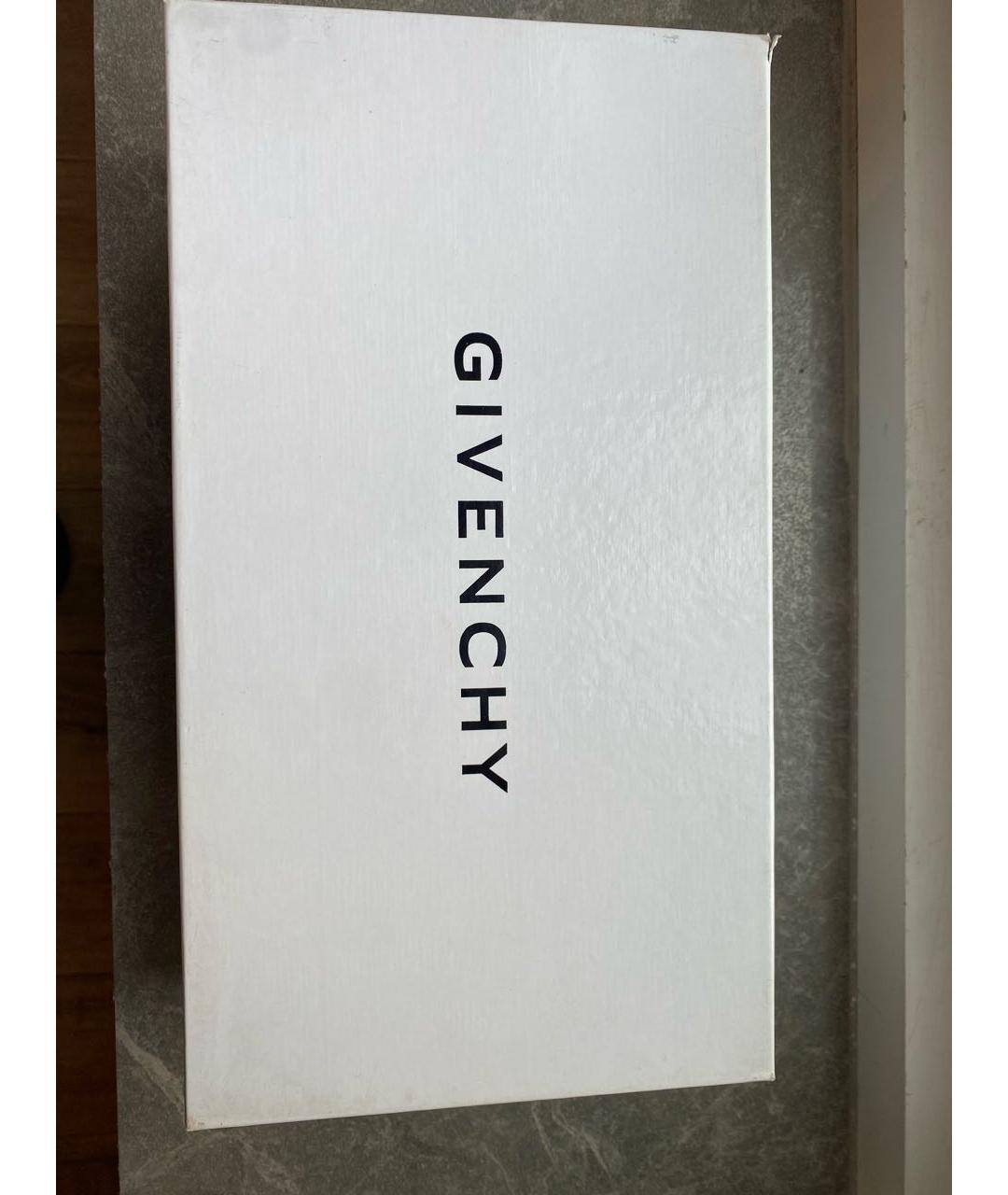 GIVENCHY Черные кожаные туфли, фото 6