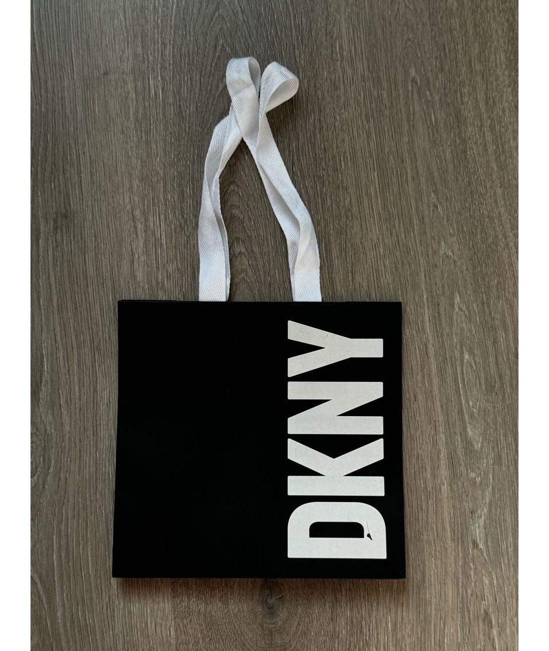 DKNY Черная сумка через плечо из искусственной кожи, фото 5