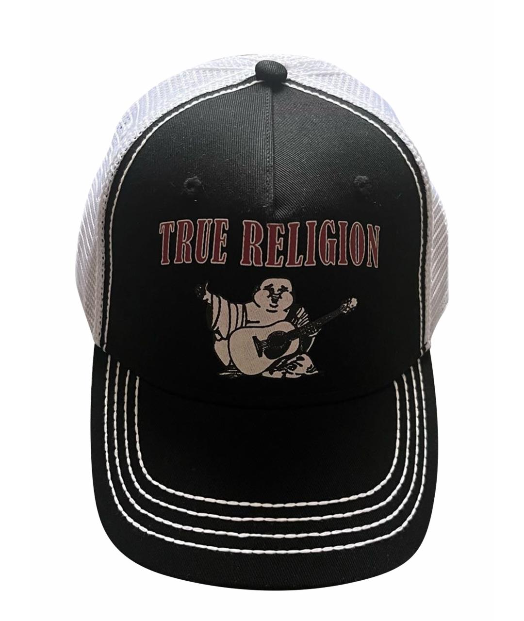 TRUE RELIGION Черная кепка/бейсболка, фото 1