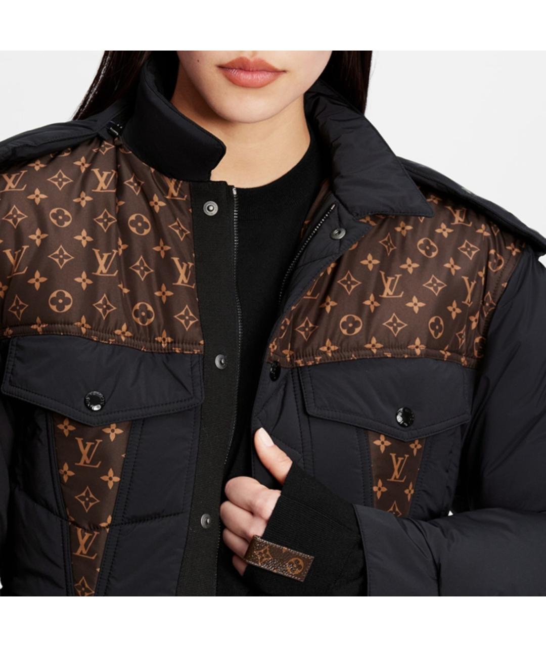 LOUIS VUITTON Черный пуховик, фото 4