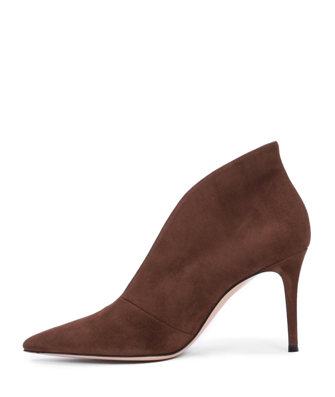GIANVITO ROSSI Коричневые ботильоны, фото 3
