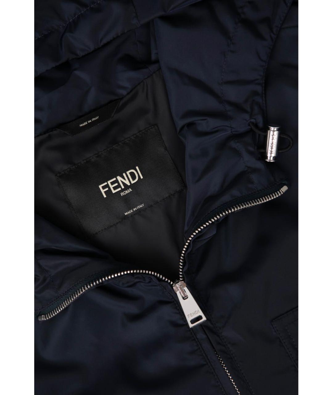 FENDI Темно-синяя куртка, фото 7