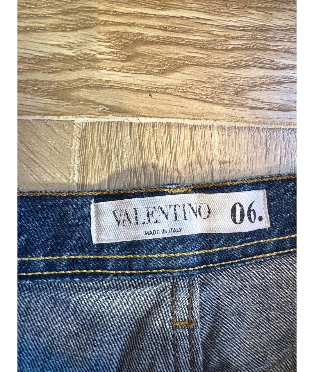 VALENTINO Синие прямые джинсы, фото 6