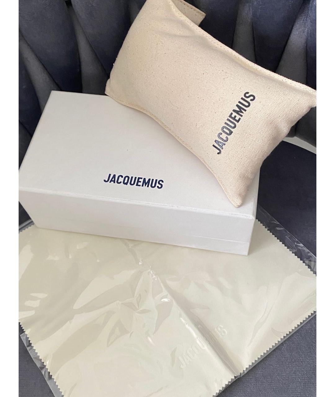 JACQUEMUS Черные пластиковые солнцезащитные очки, фото 4