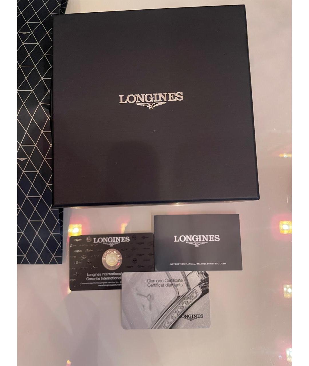 LONGINES Черные часы, фото 4