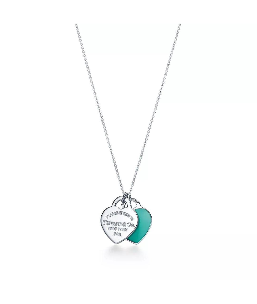 TIFFANY&CO Бирюзовый серебряный кулон, фото 1