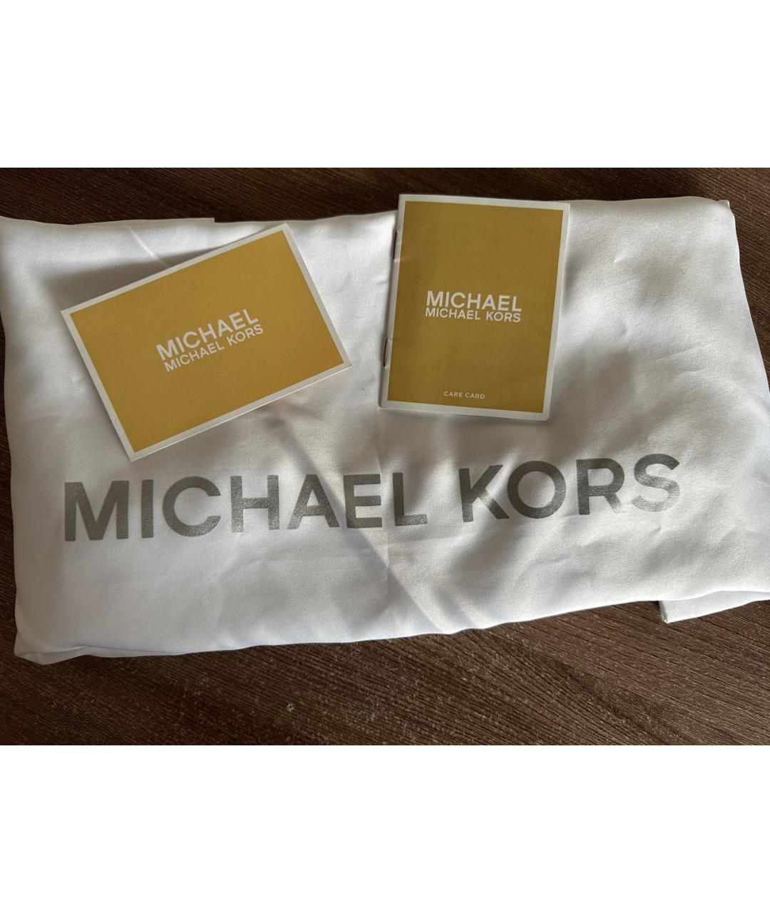 MICHAEL MICHAEL KORS Черный кожаный рюкзак, фото 5