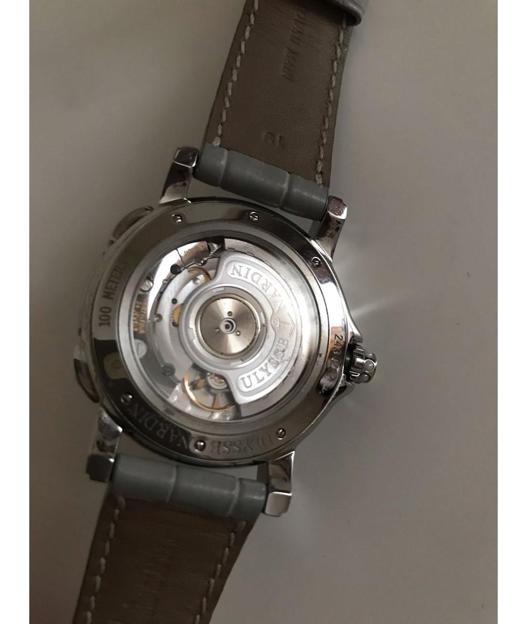 Ulysse Nardin Серые металлические часы, фото 5