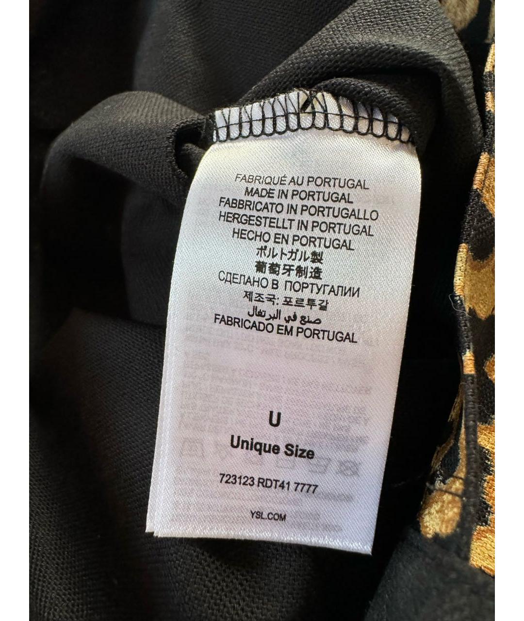 SAINT LAURENT Коричневая хлопковая сумка тоут, фото 7