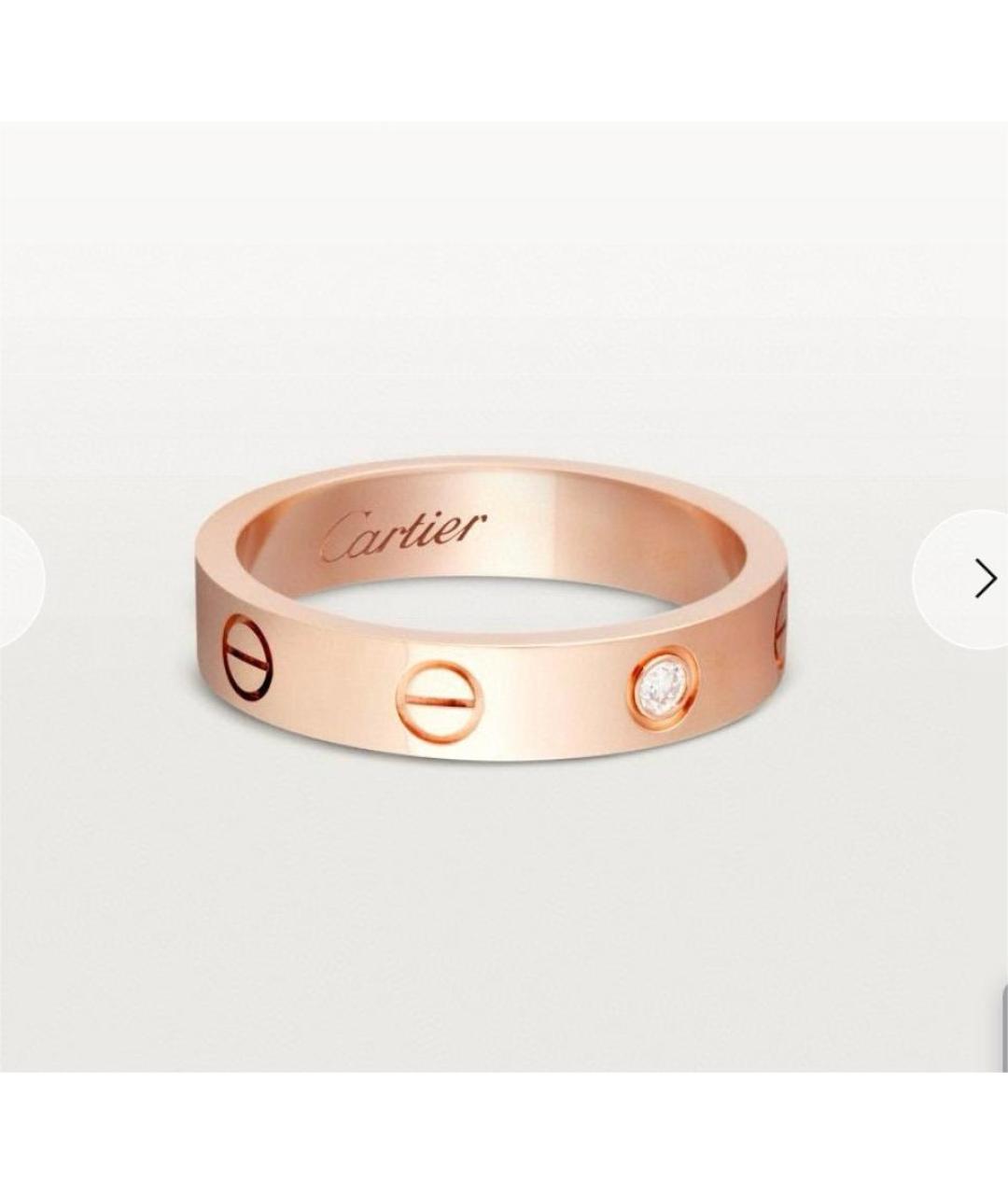 CARTIER Золотое кольцо из розового золота, фото 7