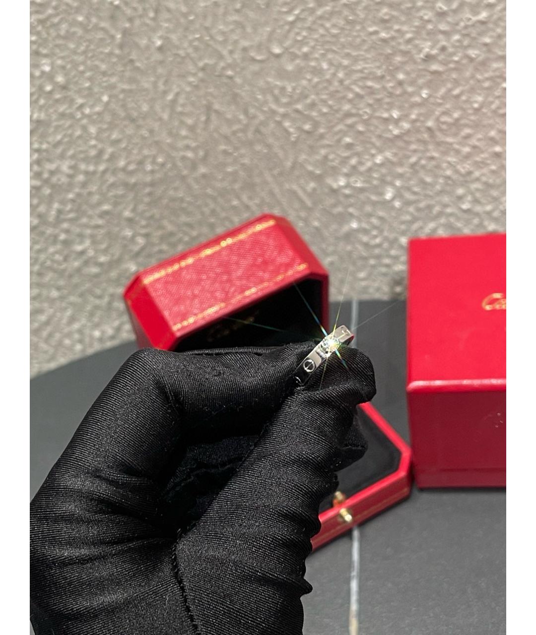 CARTIER Белое кольцо из белого золота, фото 4