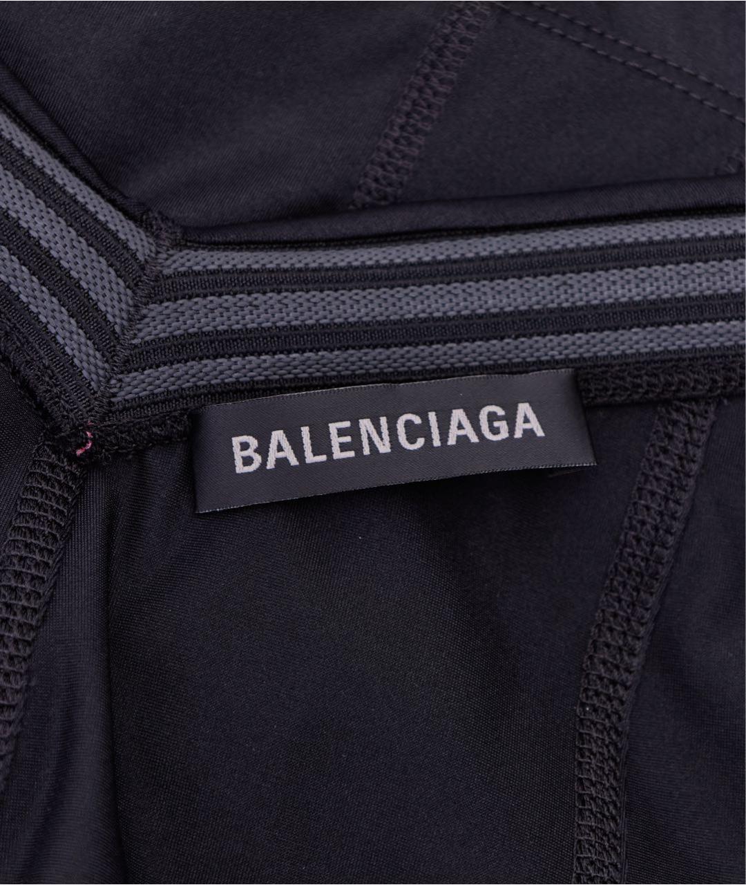 BALENCIAGA Черный хлопковый костюм с юбками, фото 4