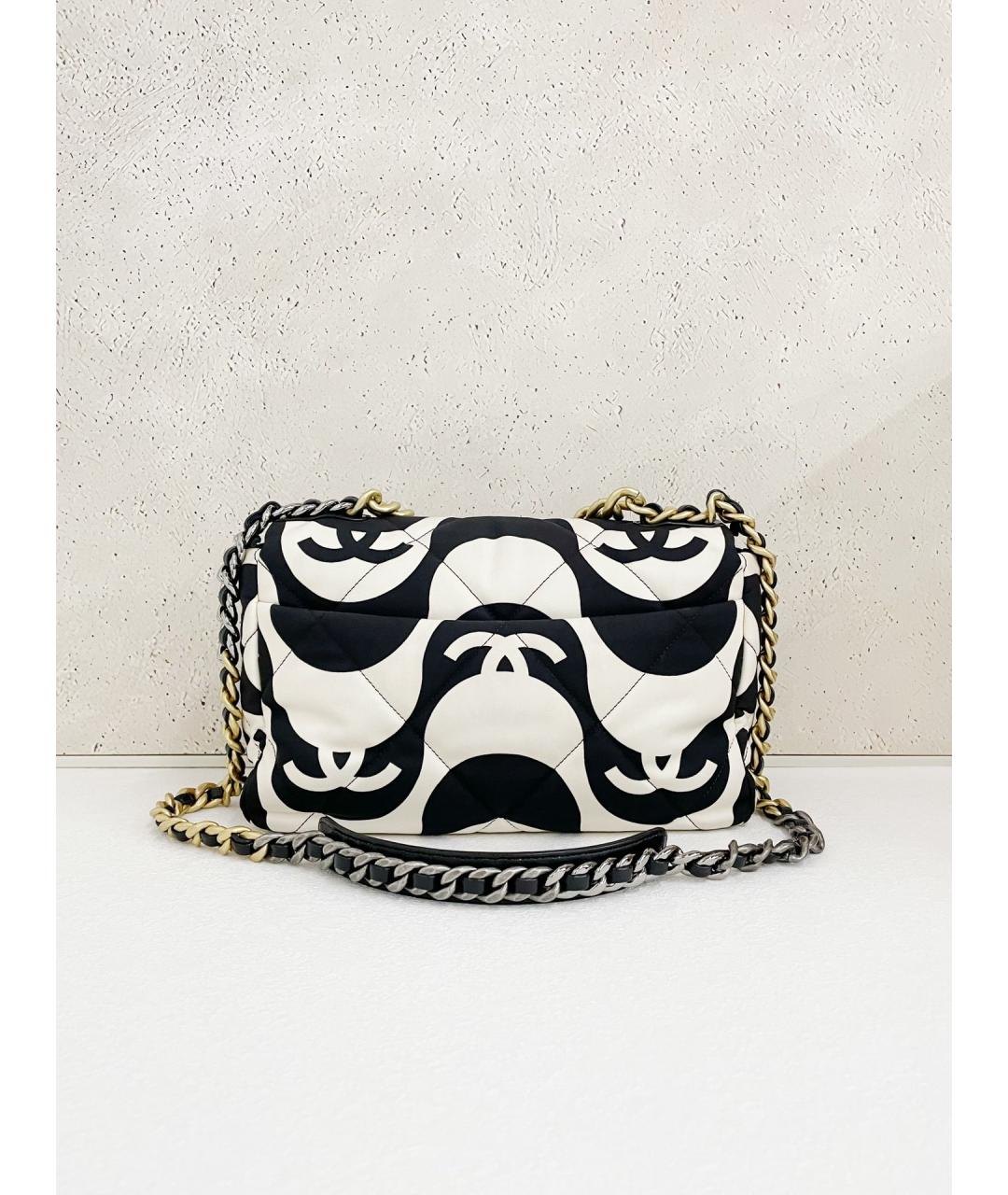 CHANEL Черная шелковая сумка через плечо, фото 2