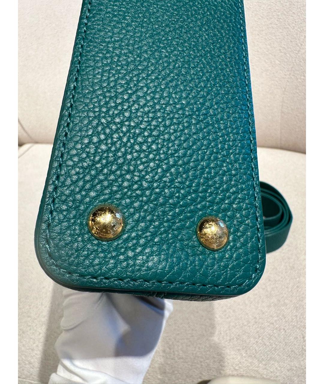 LOUIS VUITTON Кожаная сумка с короткими ручками, фото 3