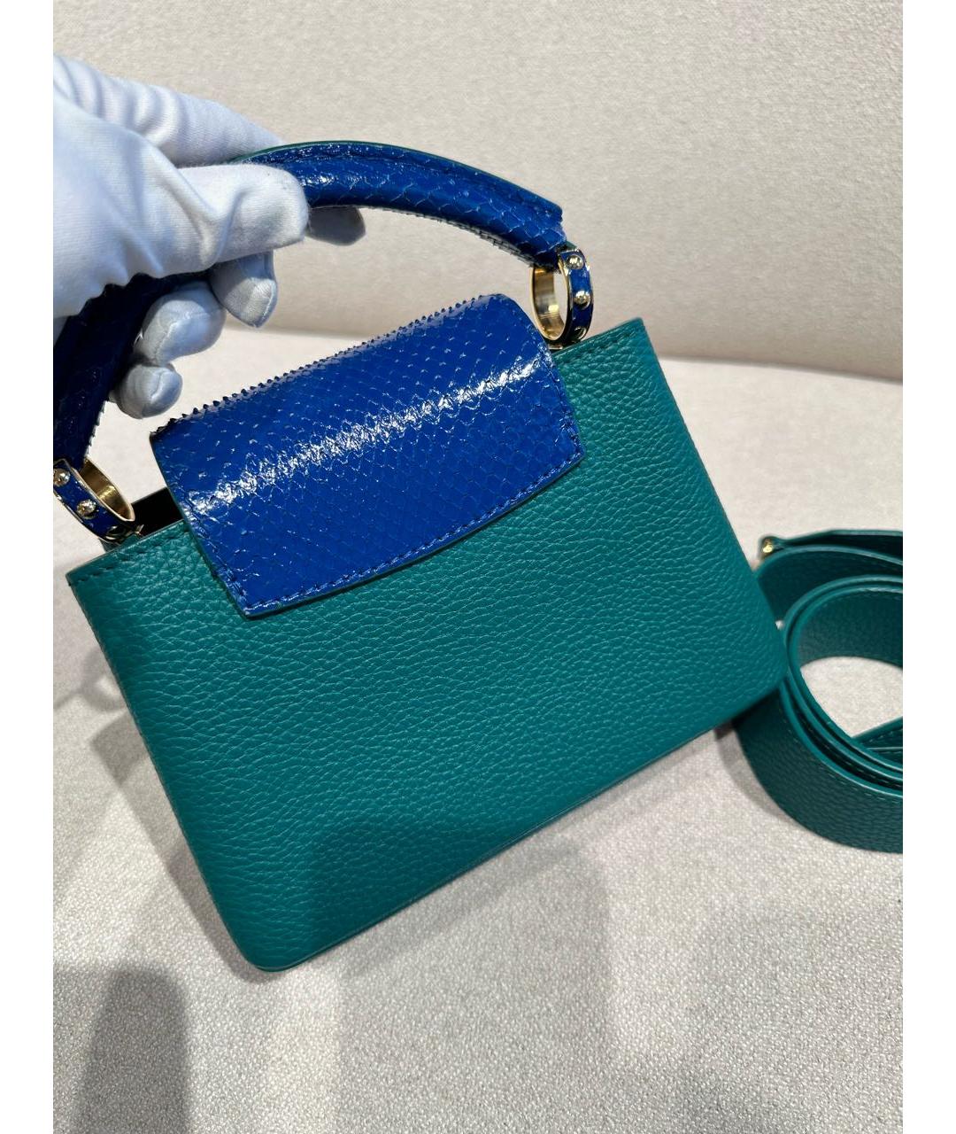LOUIS VUITTON Кожаная сумка с короткими ручками, фото 2