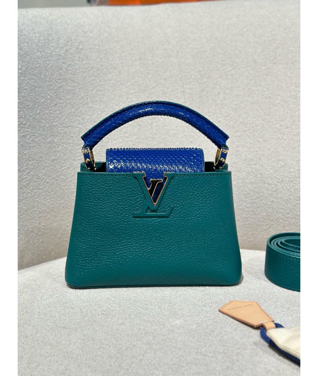 LOUIS VUITTON Кожаная сумка с короткими ручками, фото 9