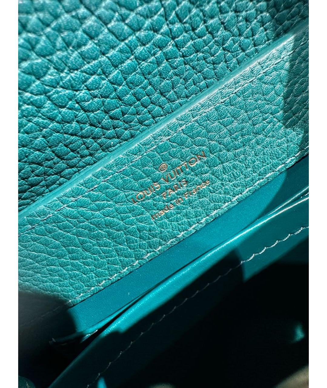 LOUIS VUITTON Кожаная сумка с короткими ручками, фото 6
