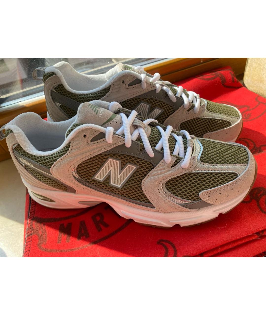 NEW BALANCE Зеленые кроссовки, фото 6