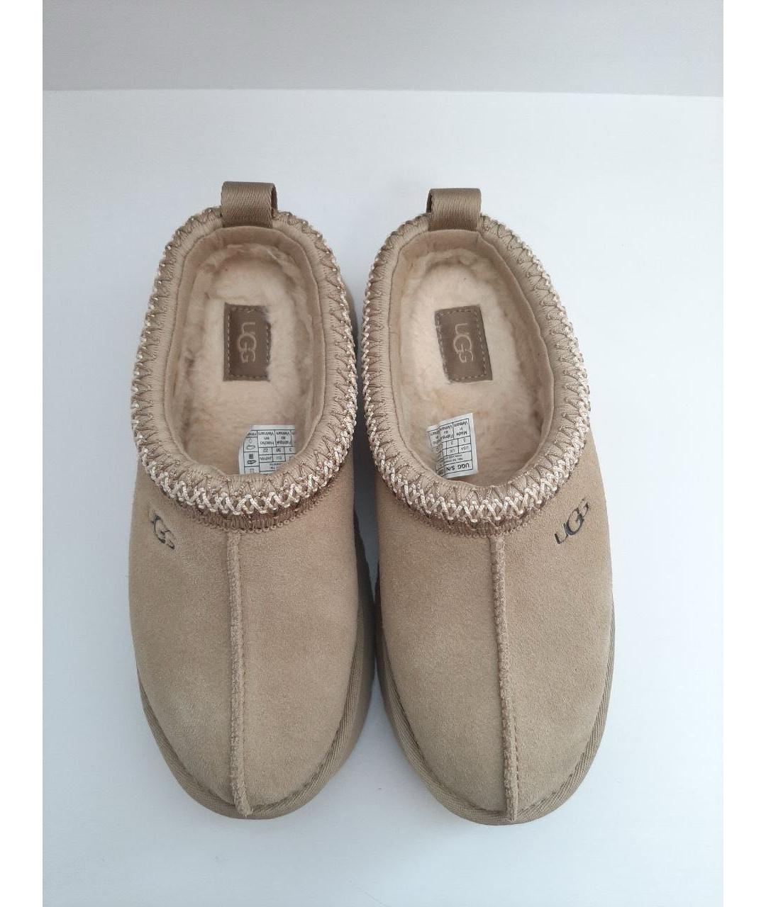 UGG AUSTRALIA Бежевые ботинки, фото 3