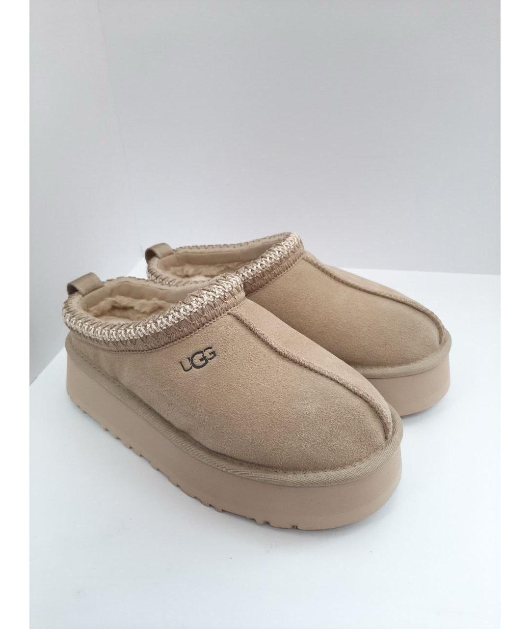 UGG AUSTRALIA Бежевые ботинки, фото 7