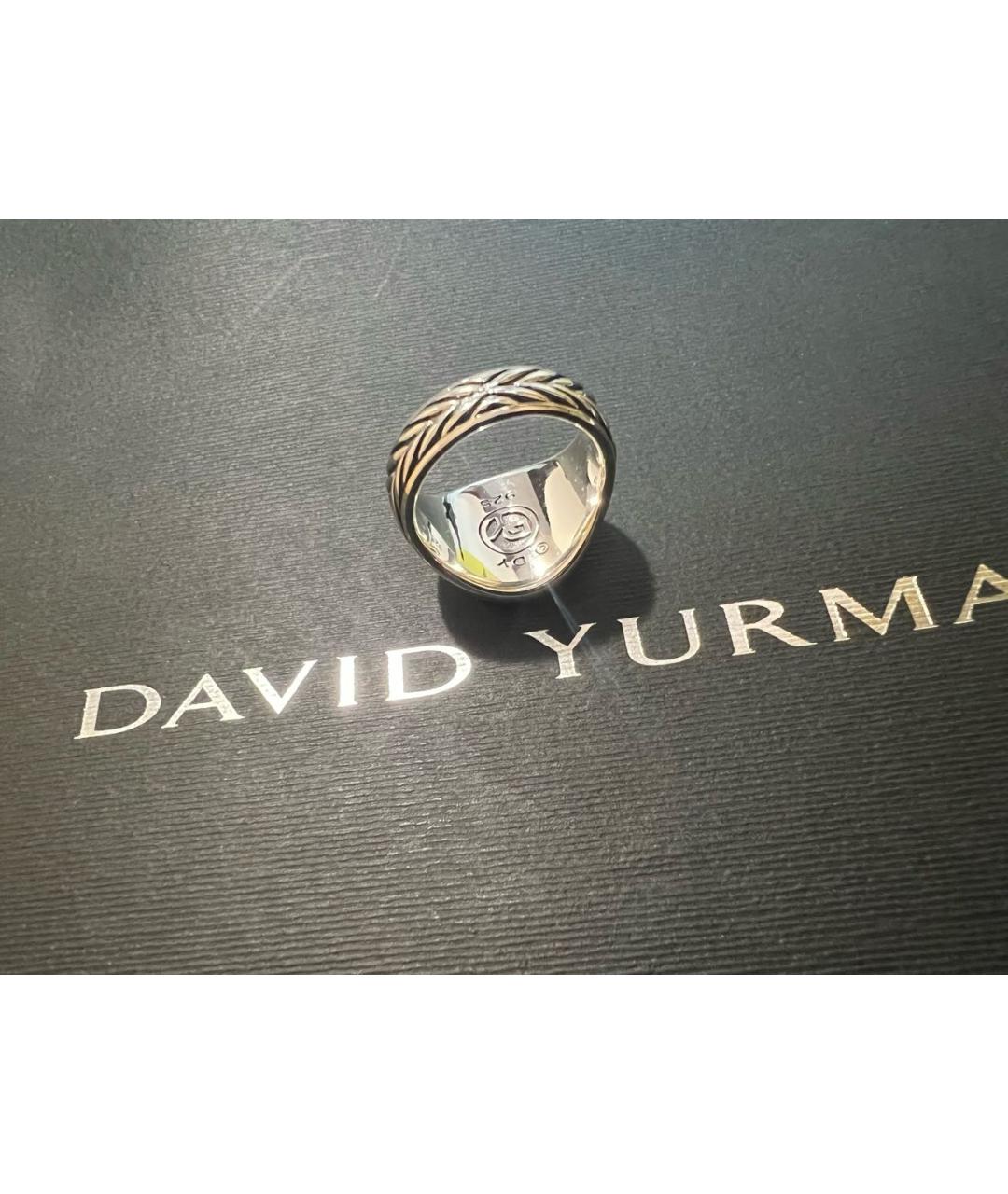 David Yurman Серебряное серебряное кольцо, фото 4